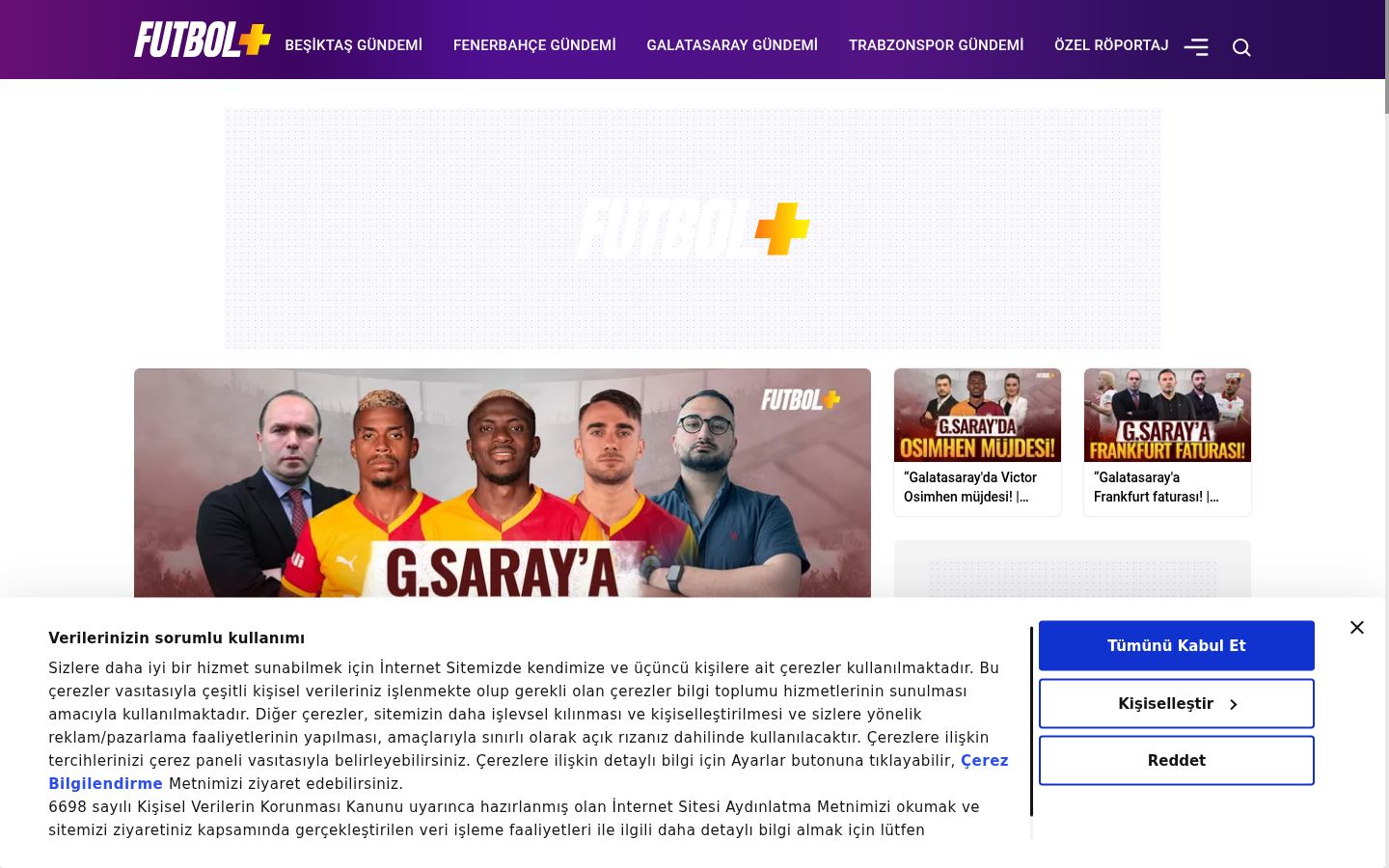 Sutikimo reklamjuostės, rodytos prieš bet kokią sąveiką, ekrano kopija