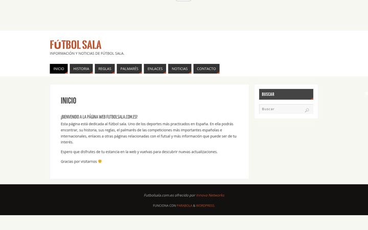 Screenshot of futbolsala.com.es