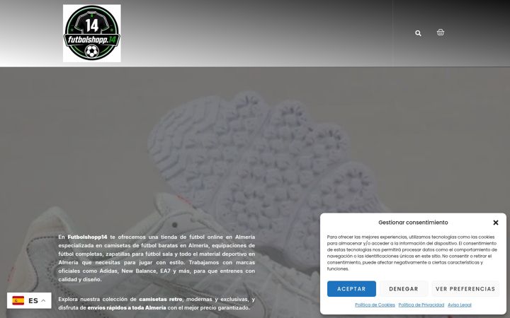 Screenshot of futbolshopp14.com