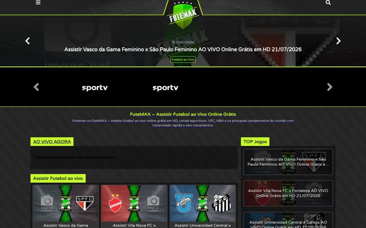 Screenshot of futemax.directory