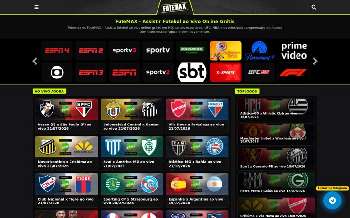 Screenshot of futemax.lt