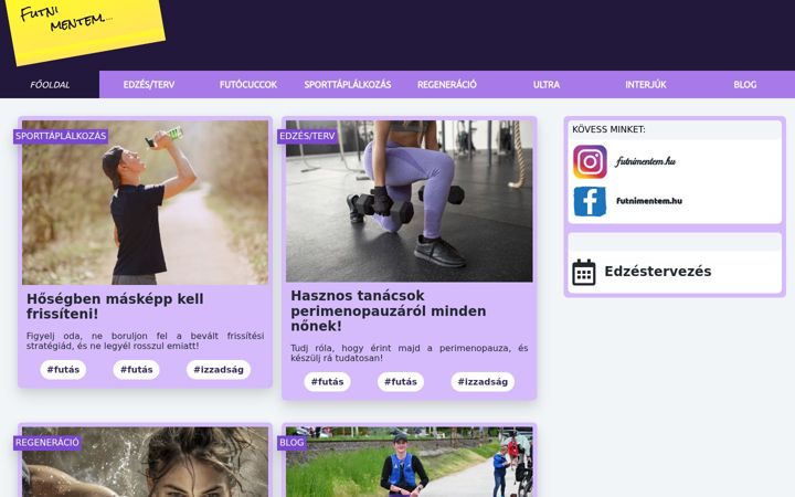 Screenshot of futnimentem.hu