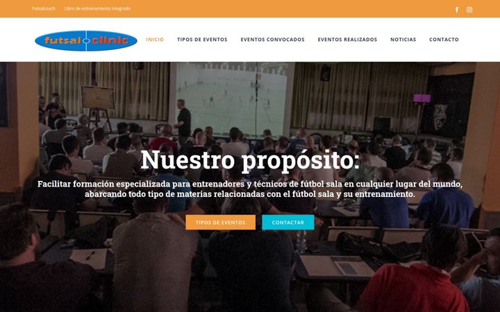 Screenshot of futsalclinic.es