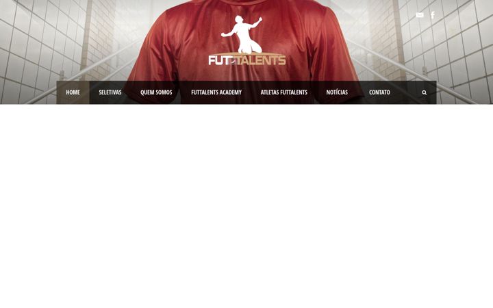 Screenshot of futtalents.com.br