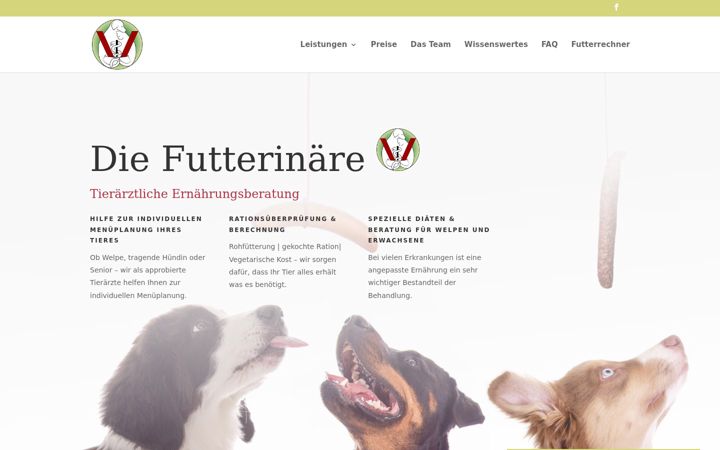 Zrzut ekranu futterinaere.de