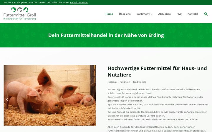 Zrzut ekranu futtermittel-groll.de