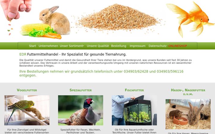 Screenshot of futtermittelhandel-sachsen-anhalt.de