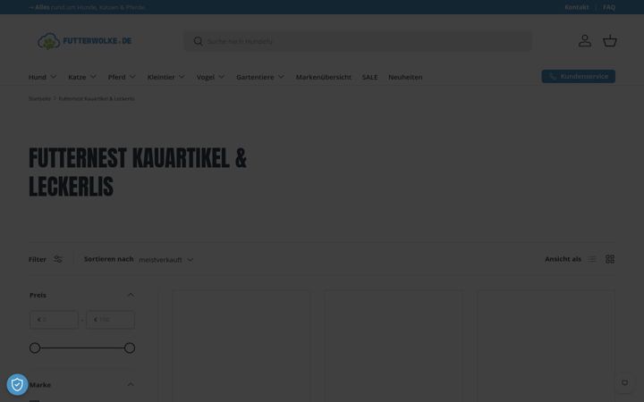 Screenshot of futternest.de