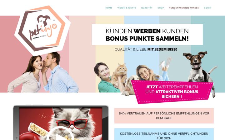 Screenshot of futterrebell.de