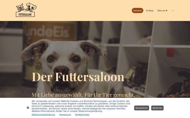 Screenshot of futtersaloon.de