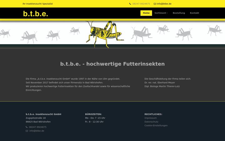 Screenshot of futtertiere24.de