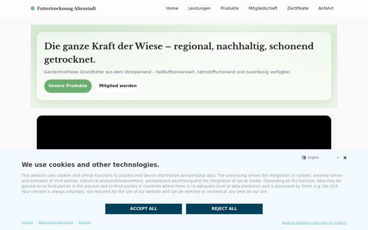 Screenshot of futtertrocknung-altenstadt.de