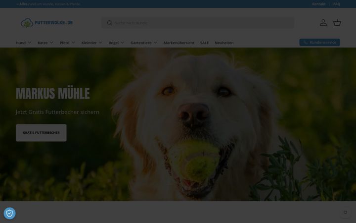 Zrzut ekranu futterwolke.de
