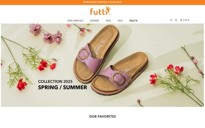 Screenshot of futti.com