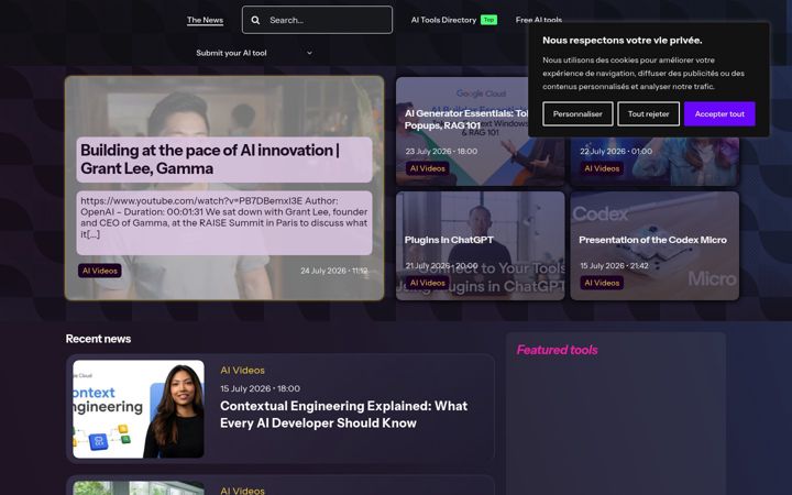 Screenshot of futur-ia.com