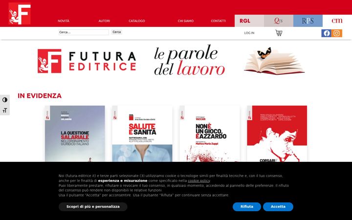 Screenshot of futura-editrice.it