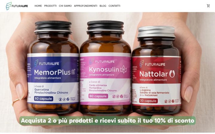 Screenshot of futura-life.com