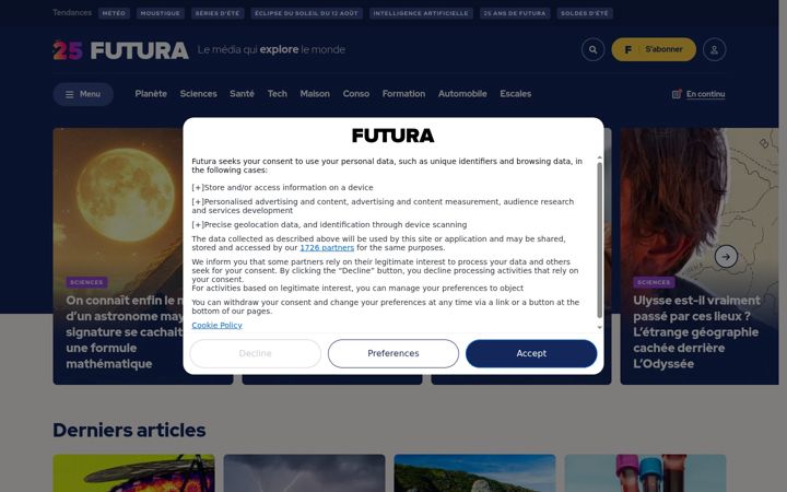 Skjámynd af futura-sciences.com