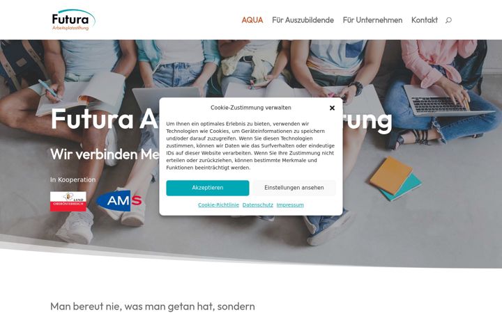 Screenshot of futura-stiftung.at