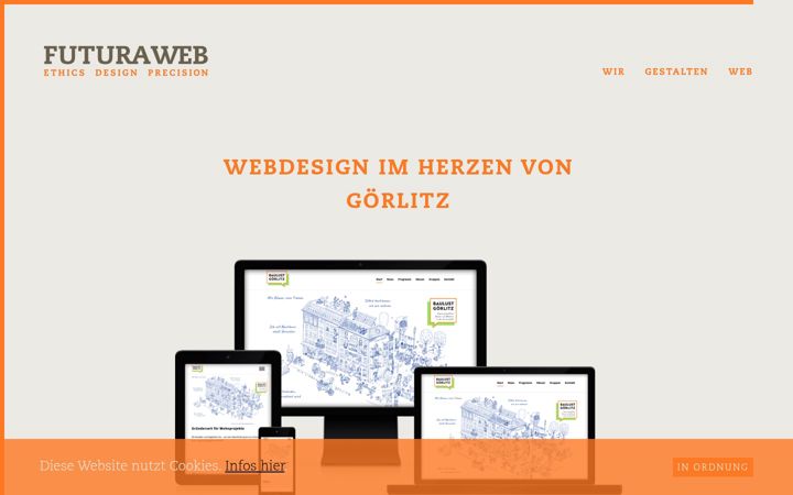 Screenshot of futura-web.de