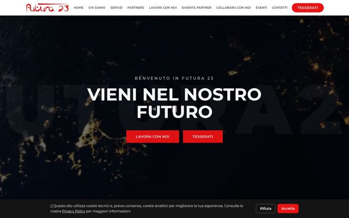 Screenshot of futura23.it