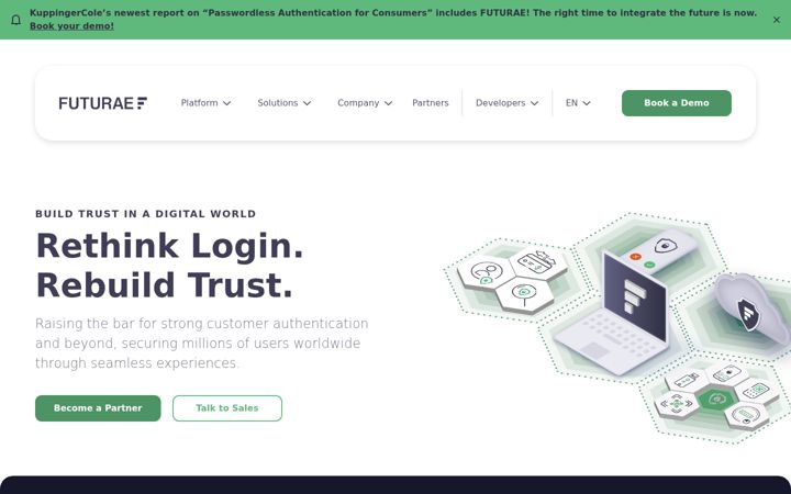 Screenshot di futurae.com
