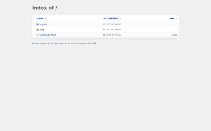 Screenshot of futurasadvies.nl
