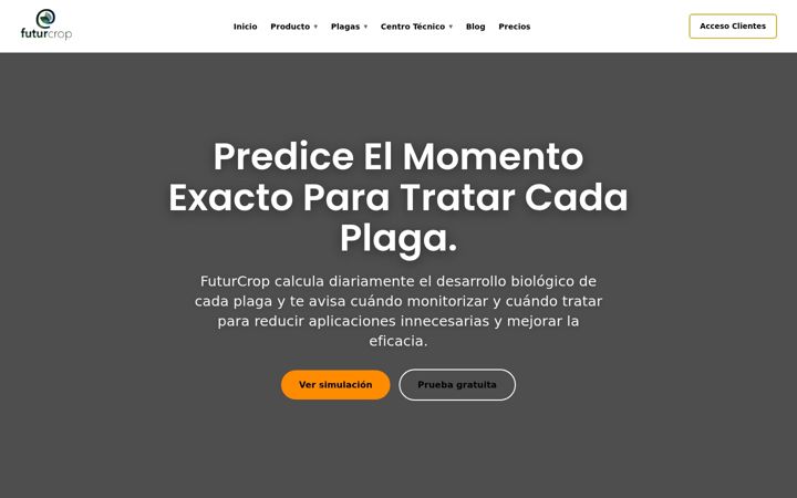 Screenshot of futurcrop.com