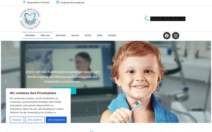Snímek obrazovky future-dens-academy.de