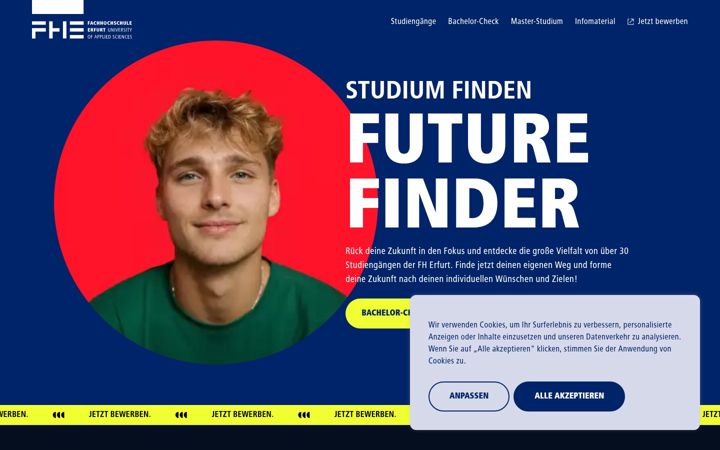 Screenshot of future-finder.de