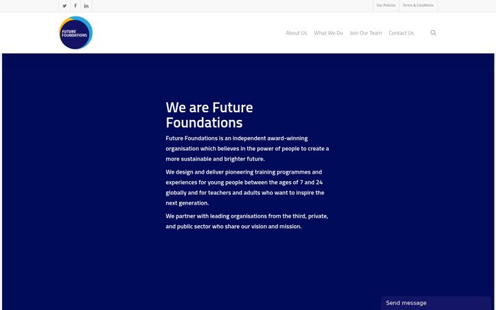 Screenshot of future-foundations.co.uk