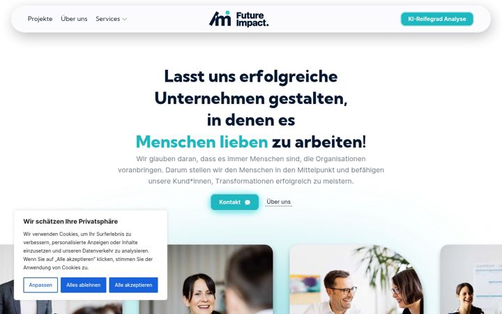 Screenshot of future-impact.org
