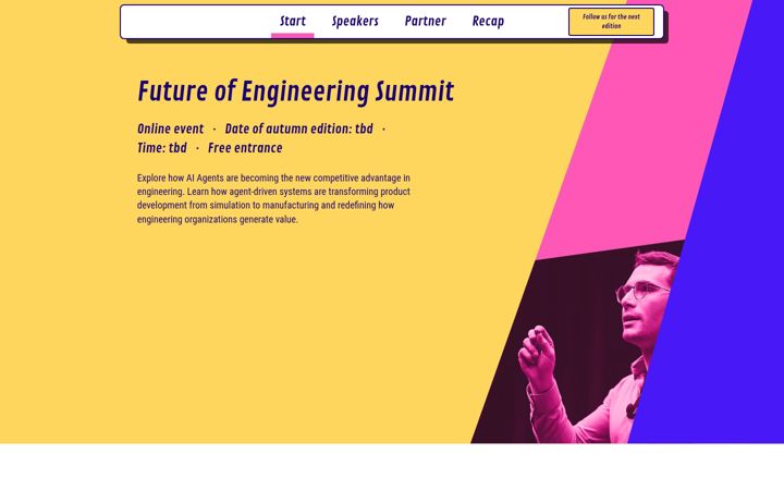 Screenshot of future-of-engineering-summit.com