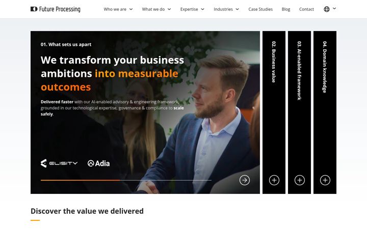 Screenshot of future-processing.com