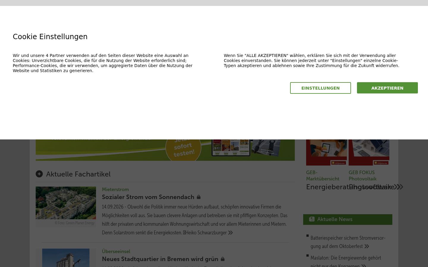 Screenshot tal-banner tal-kunsens muri qabel kwalunkwe interazzjoni