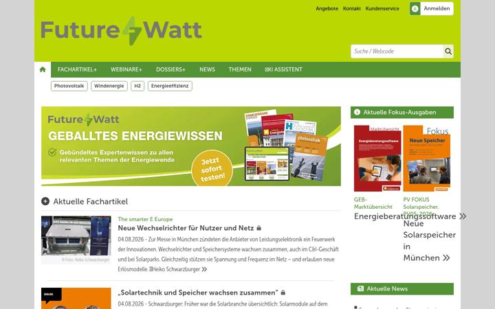 Screenshot of future-watt.de