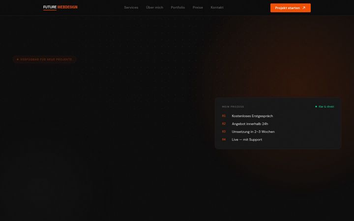 Screenshot of future-webdesign.ch