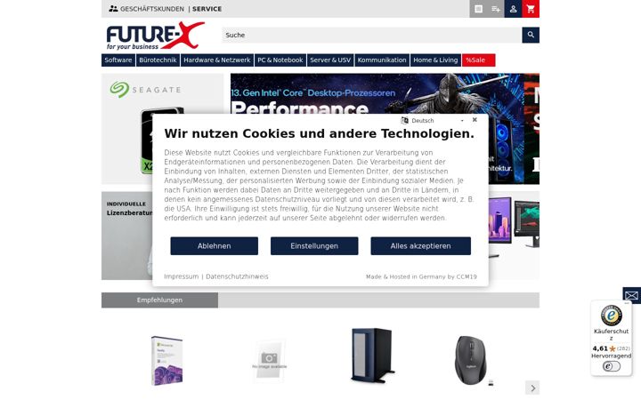 Screenshot of future-x.at