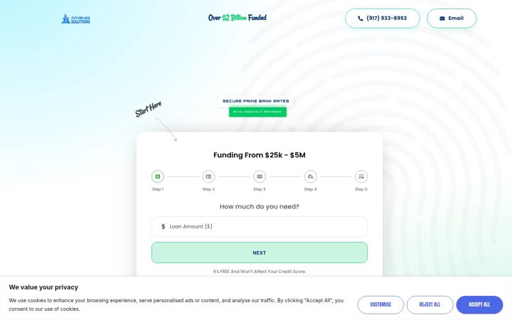 Screenshot of futureagesolutions.com
