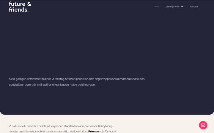 Screenshot of futureandfriends.se