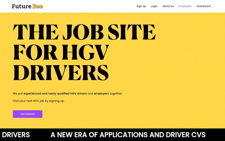 Screenshot von futurebee.co.uk