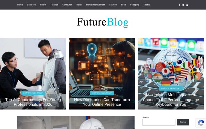 Screenshot of futureblogs.net