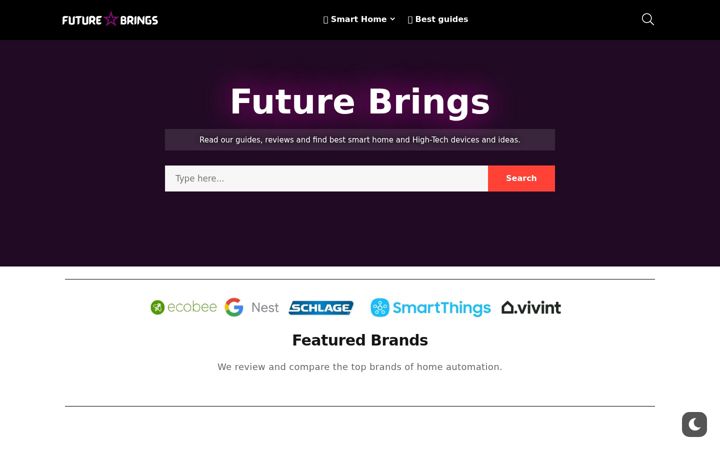 Screenshot of futurebrings.com