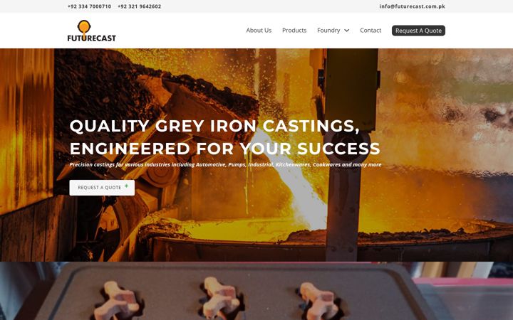 Screenshot of futurecast.com.pk