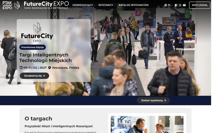 Screenshot of futurecityexpo.pl