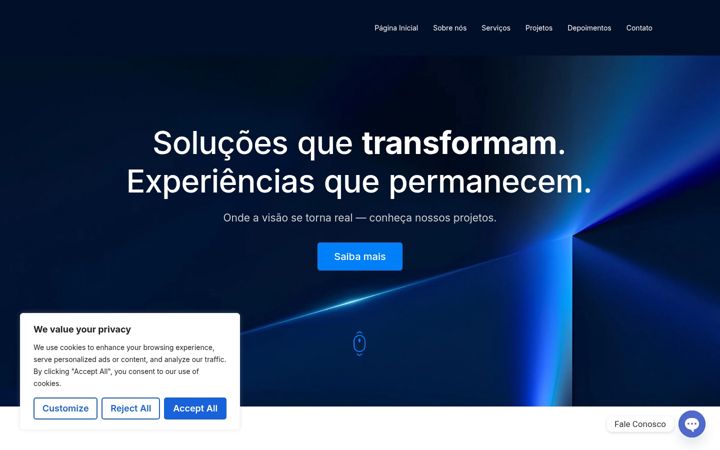 Screenshot of futurecommunication.com.br