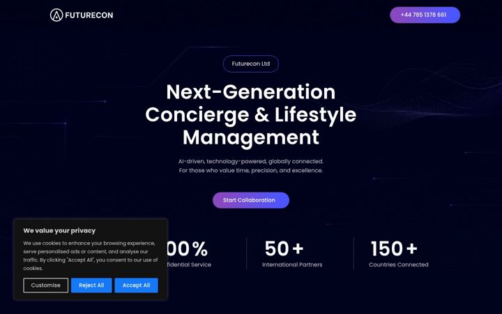 Screenshot of futurecon.ltd