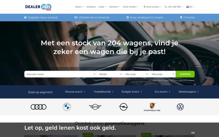 Screenshot του futuredealer.be