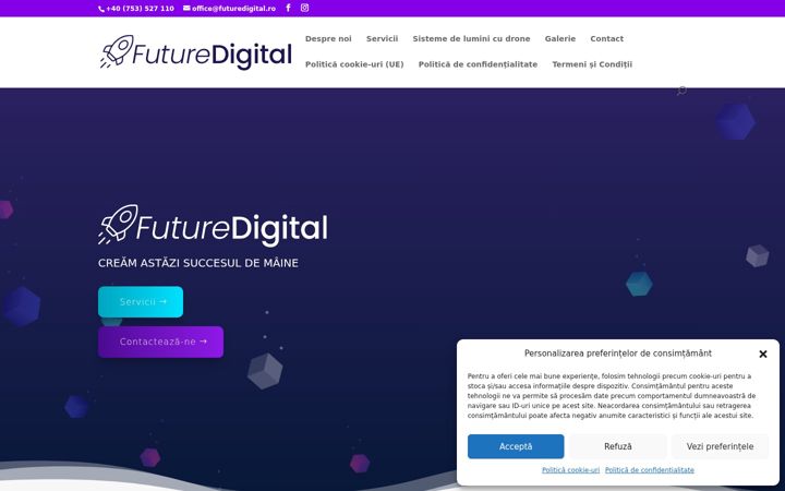 Screenshot of futuredigital.ro