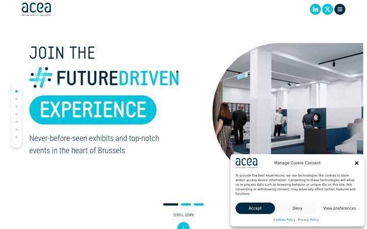 Screenshot of futuredriven.eu